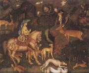 Antonio Pisanello The Vision of Saint Eustace oil painting reproduction